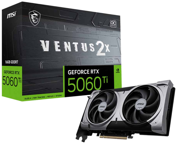 MSI GeForce RTX 5060 Ti 16G Ventus 2X OC Plus